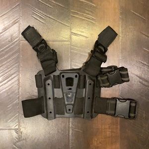 Blackhawk Strike thigh holster platform.